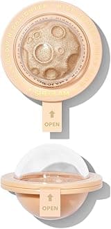 SHEGLAM Lunar Glow Highlighter Face Highlighter Multichrome Glitter Shimmer Highlighter Makeup Eye Face Body Highlighter Illuminator, Silky Creamy Eyeshadow-Tea Cake