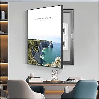 Electrical Panel Cover Decorative, Breaker Box Cover Decorative, Meter Box Decorative Painting, Wall Mounted Hide Fuse Box Cover Cabinet(D,40x60cm/16x24in)