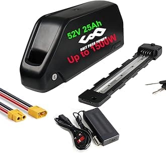 Unit Pack Power 52V 24Ah Shark Ebike Battery for 750W 1000W 1500W Front Rear ...