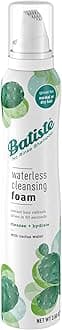Waterless Cleansing Foam Cleanse and Hydrate with Cactus Water, 3.60 OZ, White