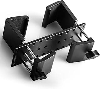 Adjustable Patio Furniture Clips(Suit for Tube Width Within 4" & Length Within 5") 2pcs Aluminum Alloy Clips&2 Plate,Without Damaging Rattan and Easy to Keep Furniture Together