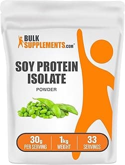 Bulksupplemets Pure Soy Protein Isolate Powder (1 kilogramme)