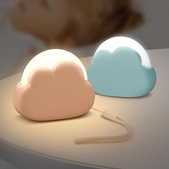 Annmore Kids Night Light Cloud LED Recharageable Toddlers Bedsidelampe Portable for Nursery Breastfeeding Night Lamp Hang on Wall, Baby Essentials for Newborn, Mum to Be Gifts