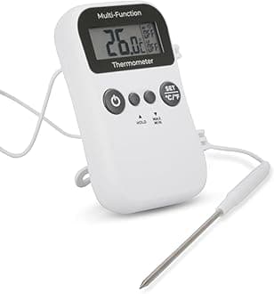 Multi-function digital catering thermometer with probe