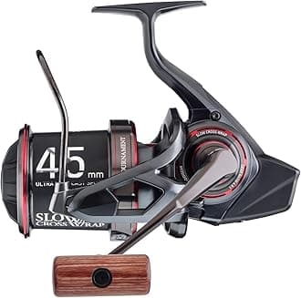 Tournament Basia 45 SCW QD Fishing Reel, Surf Fishing, 20TNBASIA45SCW-QD, 4.9:1 Gear Ratio, 1.0 kg, Black, Aluminum
