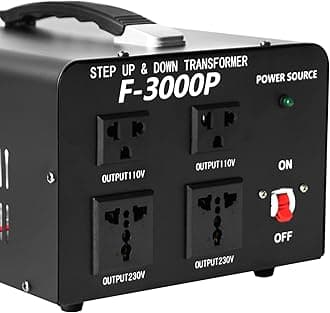 Yinleader 3000VA Voltage Transformer, 220/240 Volts to 110/120V Step Up Step Down Voltage