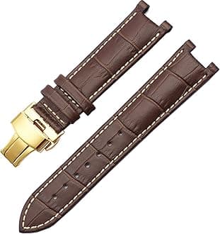 Genuine Leather Watchband For GC 22 * 13mm 20 * 11mm Notched Strap Withstainless Steel Butterfly Buckle Men And Women Watch Belt