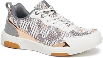 Women's Orthopedic Walking Shoes with Arch Support: Comfortable Fashion Sneakers for Plantar Fasciitis, Casual Orthotic Sneakers for Heel and Foot Pain Relief