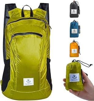 - Hiking Daypack,Water Resistant Lightweight Packable Backpack for Travel Camping Outdoor
