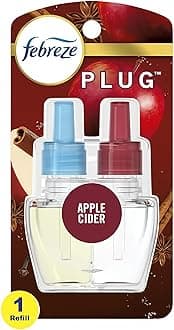 Plug In Air Freshener, Odor-Fighting Scented Oil Refill, Baked Cinnamon Apples, 1 Refill