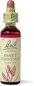 Bach Original Flower Remedies Sweet Chestnut, Find Joy & Hope, Remain Optimistic, Emotional Wellness, Natural Flower Essence, 20ml