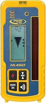 Spectra Precision HL450 Laserometer with Clamp and Use Guide - Yellow