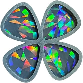 Guitar Pick Resin Molds,Guitar Plectrum Silicone Mold Holographic Epoxy Casting Mold for Musical Accessories Keychain