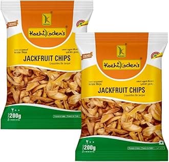 Jackfruit Chips – Authentic Kerala Snack | Crispy & Tasty | No Preservatives | Healthy & Natural 2x 200g,Combo Pack