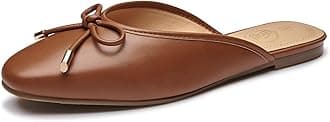 Trary Mules for Women 2025, Womens Mules Slip on Comfortable Bow Pointed Toe Womens Loafers, Backless Flats Mules Shoes for Women with Knot