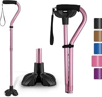 GPTCAMP Walking Cane for Women and Men, Lightweight and Sturdy Offset Walking Stick