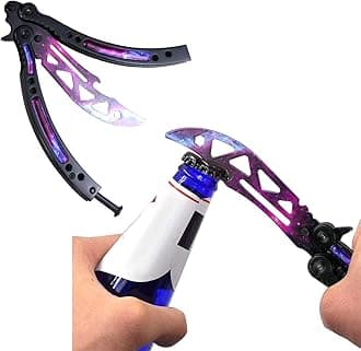 Purple Stainless Steel Bottle Opener