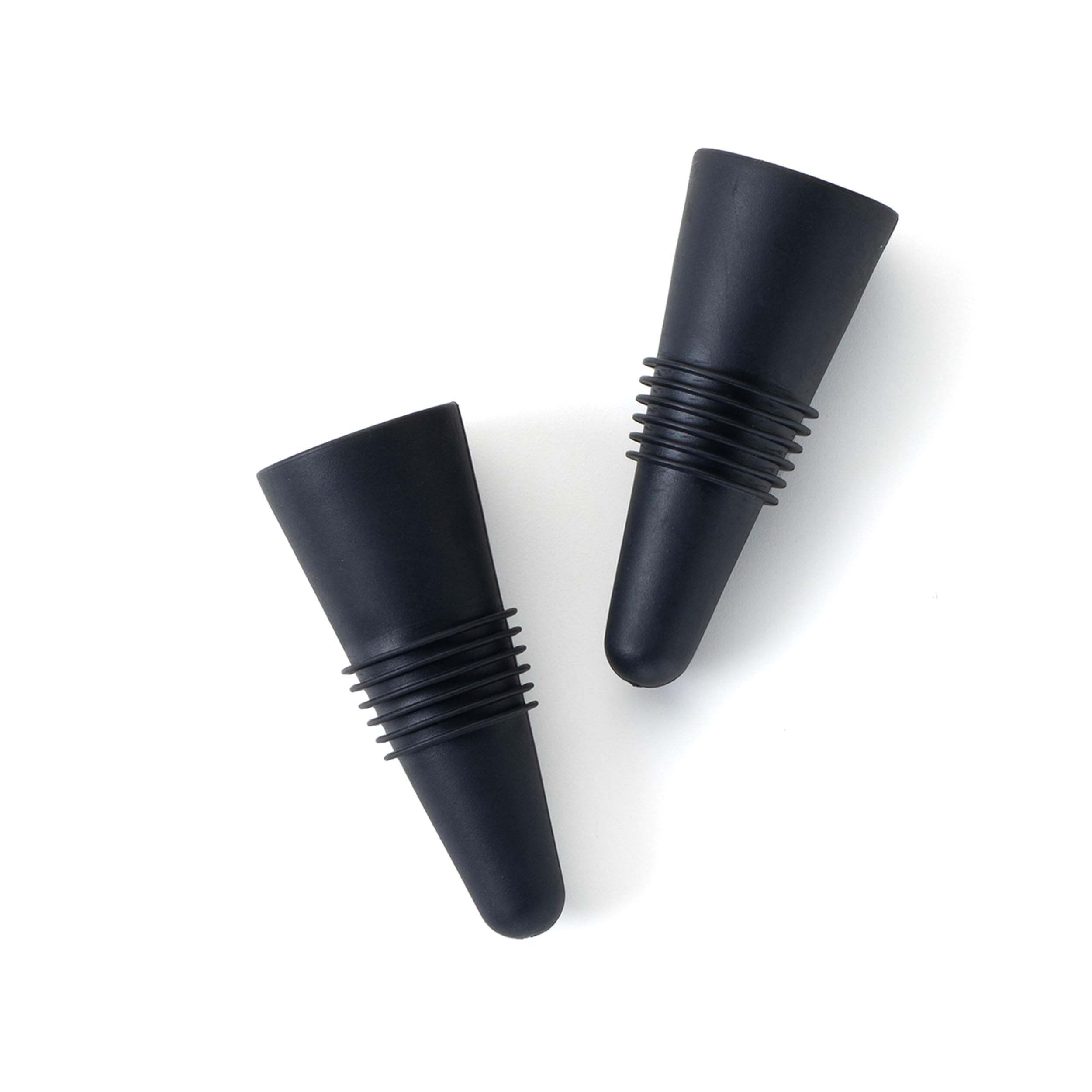 Rabbit Wine Stopper, 3.5x0.9, Black