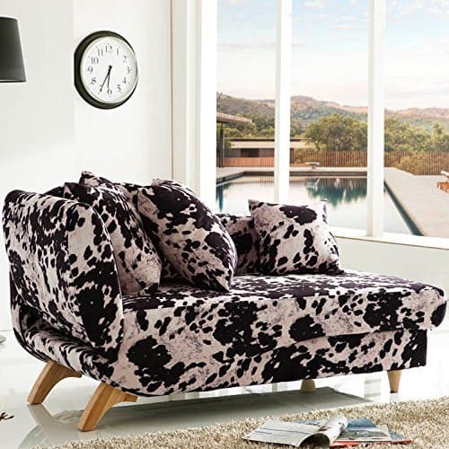 Starsong Borealis Cowhide Print Sleeper Sofa Bed