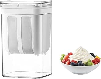 1100MLGreek Yogurt Maker - Ultra Fine Yogurt Strainer ，Reusable Rice Tea Juicing Food Sieve Strainer（M)