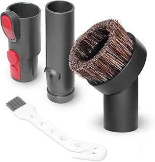 Vacuum Attachment for Dyson V15 V12 V11 V10 V8 V7 V6 Gen 5 Vacuum Cleaner, 1.25" Horse Hair Brush Accessories