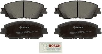 BOSCH BC2076 QuietCast Premium Ceramic Disc Brake Pad Set - Compatible With Select Lexus ES300h, ES350, UX200, UX250h; Toyota Avalon, Camry, RAV4; FRONT