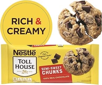 Nestle, Toll House, Semi Sweet, Chocolate Chunk Morsels, 11.5oz Bag (Pack of 6)