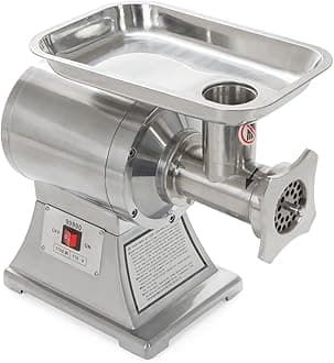 Barton 1100W Electric Commercial #12 Meat Grinder w/Cutting Blade Stainless Steel Mincer Sausage Maker #12 Grinder Size