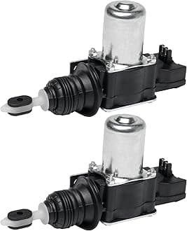 Power Door Lock Actuator Set of 2 Replacement by AA Ignition - Compatible with Chevy, GMC, Buick, Pontiac, Oldsmobile Vehicles & More - 1985-2005 - Replaces 22020256, 22062740, 22071947, 746-014