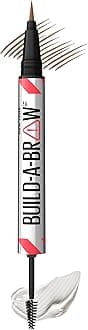 Build-A-Brow 2-in-1 Brow Pen and Sealing Eyebrow Gel, Eyebrow Makeup for Real-Looking, Fuller Brows, Soft Brown, 1 Count