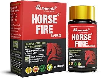 Horse Fire Capsule, Strength & Stamina Booster For Men Wellness (Pack of 60 Capsules), 150 grams