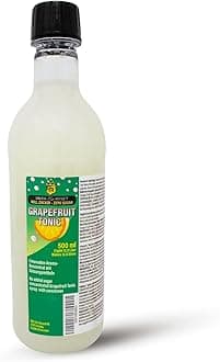 Zero Sugar Grapefruit Tonic Soda Syrup Concentrate 500 ml - Make 12.5 Litres of Sugar-Free Soft Drink by Adding Flavouring to Carbonated Sparkling Fizzy Water