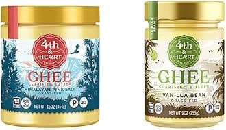 4th & Heart Himalayan Pink Salt and Vanilla Bean Grass-Fed Ghee Bundle