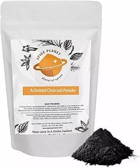 Activated Charcoal Powder Natural Food Grade Spice Planet® Free UK P&P UK (950g)