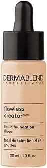 Dermablend Flawless Creator Lightweight Foundation - Oil Free Formula - Never Cakey - Covers Skin Blemishes - Weightless Coverage - Suitable For Normal, Combination And Oily Skin - 20W - 30 ML