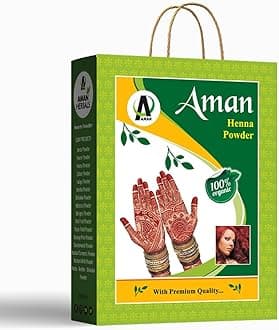 HERBALS Henna Powder for Natural Black Hair Color | Hair Coloring & Conditioning Powder | For Grey Coverage & Shine (Henna 500gm, Henna 500gm)