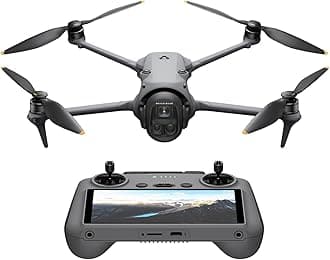 DJI Mavic 4 Pro Drone (DJI RC 2 Included) - Professional 3-Camera Drone with Over 100 Megapixel 4/3 CMOS Hasselblad Camera, 15 km Video Transmission Distance, Max 51 min. Flight Time, 1 Battery
