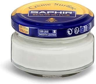 SAPHIR Creme Surfine Pommadier Shoe Polish - Beeswax Cream for Leather Products