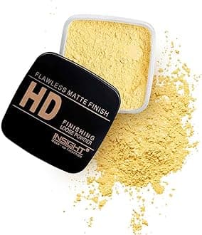 HD Finishing Loose Powder|Matte Finish|Silky Texture| Long-Lasting | Lightweight |Controls Oil & Sebum | Blurs Pores & Fine Lines|Suitable for All Skin|Light-30g