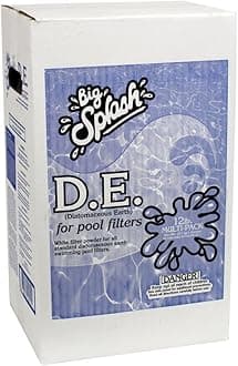 Robelle 12-Pounds Premium D.E. for Pool Filters, Diatomaceous Earth DE Pool Filter Powder, Made in USA