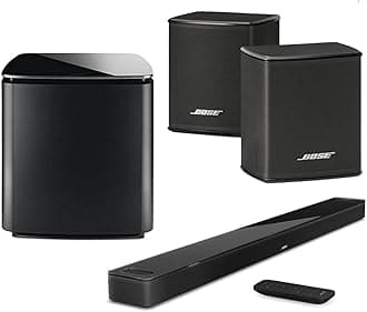 Home Theater System Smart Ultra Dolby Atmos Soundbar, Bass Module 700 2X Wireless Surround Speaker, (Black)