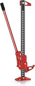 Wiltec Offroad Trolley Jack up to 3000 kg Max. 76 cm, Farmer Jack for Off-Road Vehicles, SUVs, ATV and Trailers, Farm Jack Made of Steel
