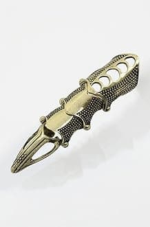 THE MEN THING Innovative Knuckle Full Finger Ring Collections | Adjustable Knuckle Joint Full Finger Ring for Men & Boys