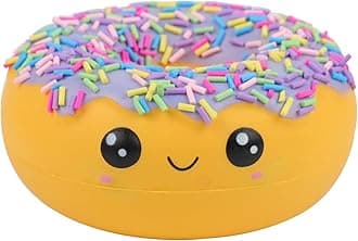 Anboor Donut Squishies Slow Rising Squishy Toy for Kids Soft Doughnuts Scented Stress Relief Realistic Cute Squeeze Squish Toy