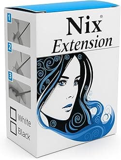 1x Nix Gel Glue & Activator for ICE Hair Extensions for Any Hair Color