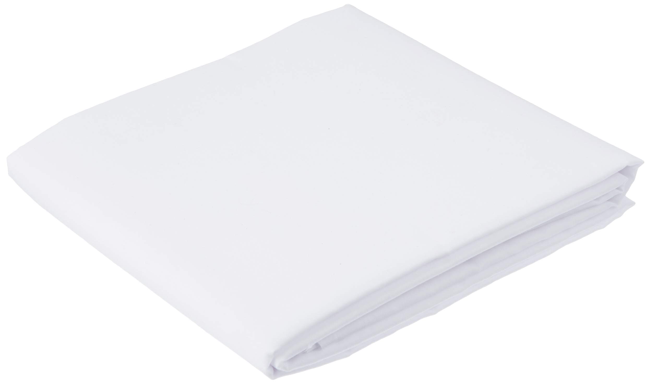 Dalston Mill FabricsPolycotton Fabric, White, 2m