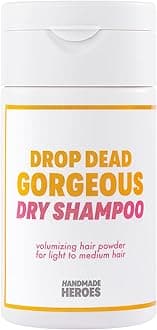Dry Shampoo Volume Powder by Handmade Heroes | 100% Natural and Vegan, Sustainable and Aerosol Free | For Light Hair and Blonde Hair | Volumizing hair powder suitable for Air Travel, Women and Men