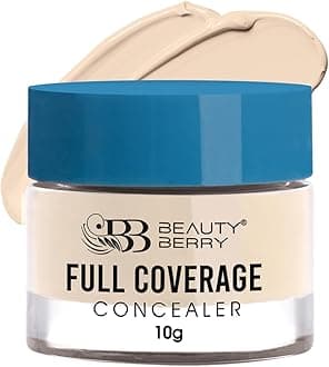 Full Coverage Concealer - Fair, 10g | Easy to Blend, Ultra Lightweight & Long Lasting Concealer | Creamy Texture, Highly Pigmented, Waterproof Concealer for Face Makeup