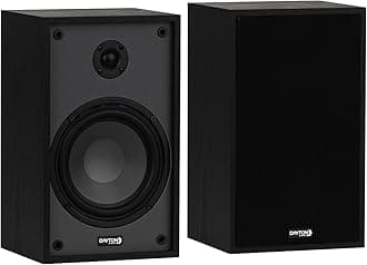 Dayton Audio Classic B65 Bookshelf Speaker Pair (Black)