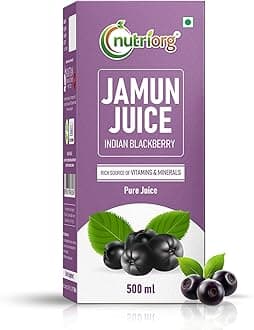 Jamun Juice | 500 ml | Pure Jamun Juice for Diabetes Care | Controls Blood Sugar Levels | Blood Purification | No Added Sugar, Preservatives, or Colors